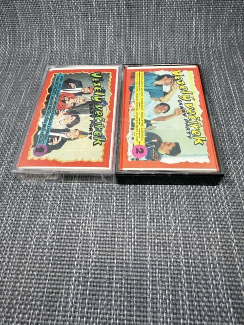 MC  KAZETA - VESELÝ  VEČÍREK - Crazy Párty 1-2  / Dvě Kazety