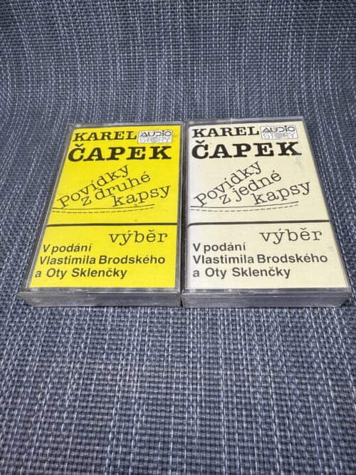 MC  KAZETY - POVÍDKY - Karel Čapek - Povídky Z Jedné Kapsy / vypráví V.Brodský O.Sklenička/Dvě Kazety