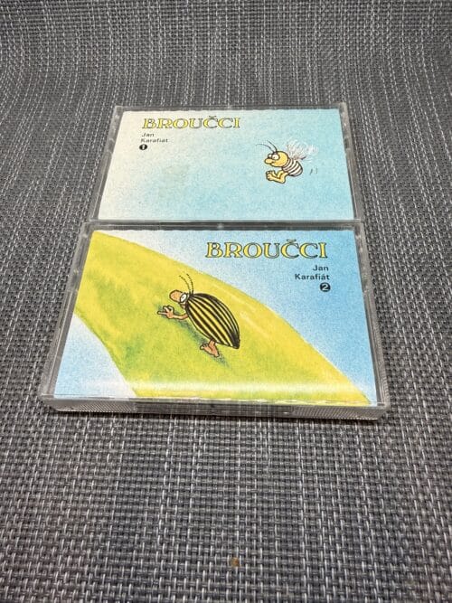 MC  KAZETY - POHÁDKY -  JAN  KARAFIÁT - BROUČCI - hrají: P.Pelzer,J.Štěpánková,V.Galatíková,S.Sejk,V.Zinková a další...DVOJALBUM !!!